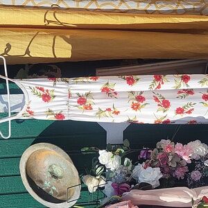 2 TWEEN White floral summer dress (14/16)